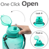 Botellas De Agua 2 Lts Botella Motivacional 2000Ml Modern Promotion Plastic 2 Litter Water Camping Bottle