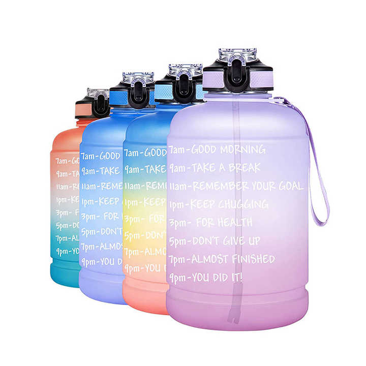 Wholesale Garrafa De Agua Para Academia Botella Para Deportista Hot Selling 1 Gallon Water Bottles Bpa Free Bottles