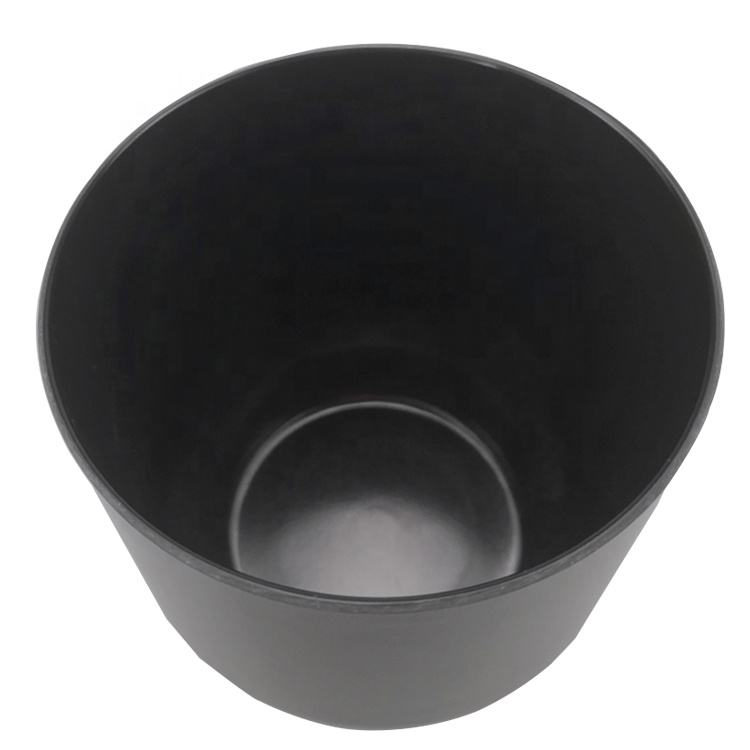 Eco-friendly Unbreakable Custom Printing Bamboo Fiber Flower Pot for Garden