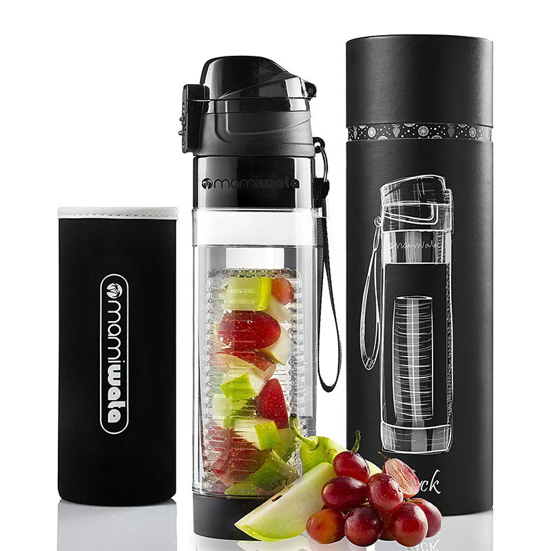 700ML High Quality Water Infuser Bottle, BPA FREE Infuser Water Bottle, Fruit Infuer Water Bottle for Sport