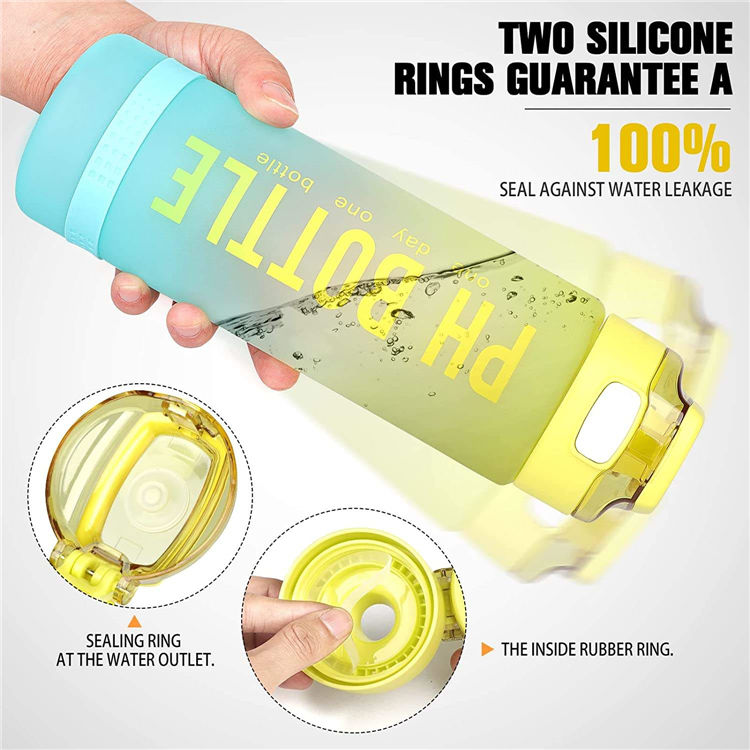 Customisable 750Ml 1000Ml Botellas De Agua Gimnasio Plastic Sports Water Bottles Drinking Bottles 750Ml