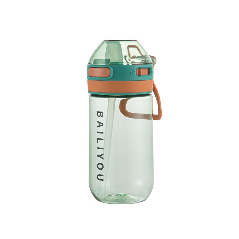 Custom Tritan Drink Water Bottles Customized Plastic Bottle Fashion Design Manufacture with Bounce Straw Lid