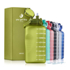 One Gallon Water Bottle with Straw Leakproof Sports Water Bottle with Handle BPA FREE PLASTIC WATER BOTTLE