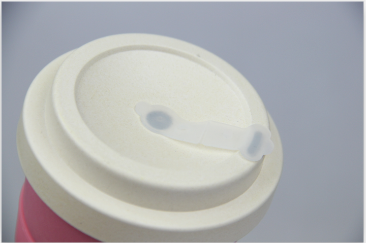 Eco Friendly Coffee Mugs Customize Reusable Bamboo Fiber Coffee Cup with Silicone Sleeve