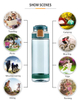 Gym Wasser Flasche Transparent Gym Bottles for Drinks Eco Friendly Water Drinking Bottle