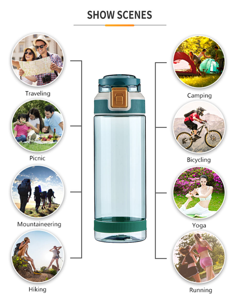 Gym Wasser Flasche Transparent Gym Bottles for Drinks Eco Friendly Water Drinking Bottle