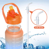 Garrafa Agua 2.2L Botella De Agua 2.2Lt Half Gallon Soft Touch Water Bottle for Girls Stylish With Straw Bottles
