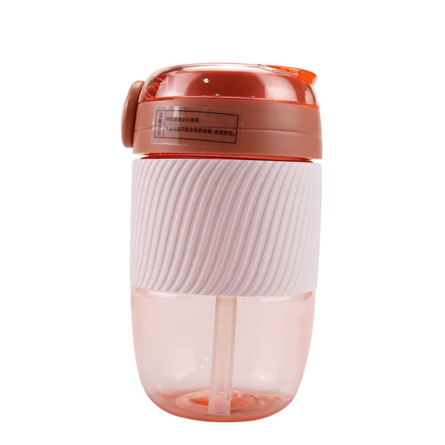 Environmentally Friendly Plastic Water Bottle Fresh Juice Beverage Bottle Milk Coffee Tea Double Drinking Bottle