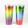Spill Proof Designer Double Wall Coffee Pink Tumbler With Straw a Personalise Drinkware Tumblers