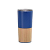 Wholesale 20oz Custom Stainless Steel 304 Bamboo Wood Coffee Tumbler Double Wall Vacuum Insulated Cups Travel Mug With Lid