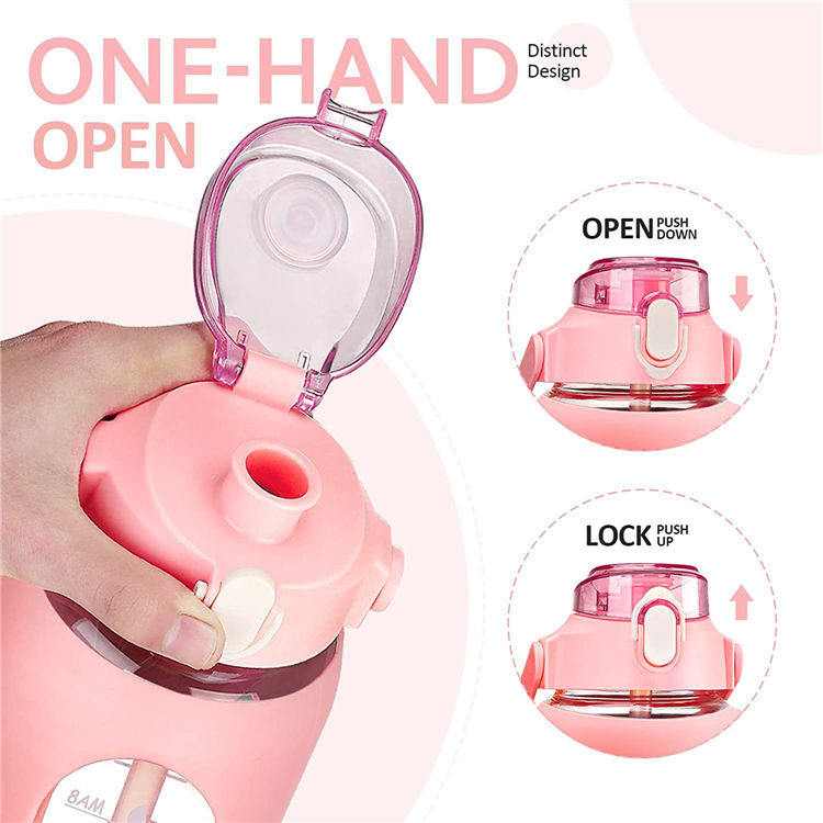 Botol Minum 2.2L 2.2 Litre 2200ml Half Gallon Large Capacity Plastic Gym Fitness Sports Bottles Water Bottle