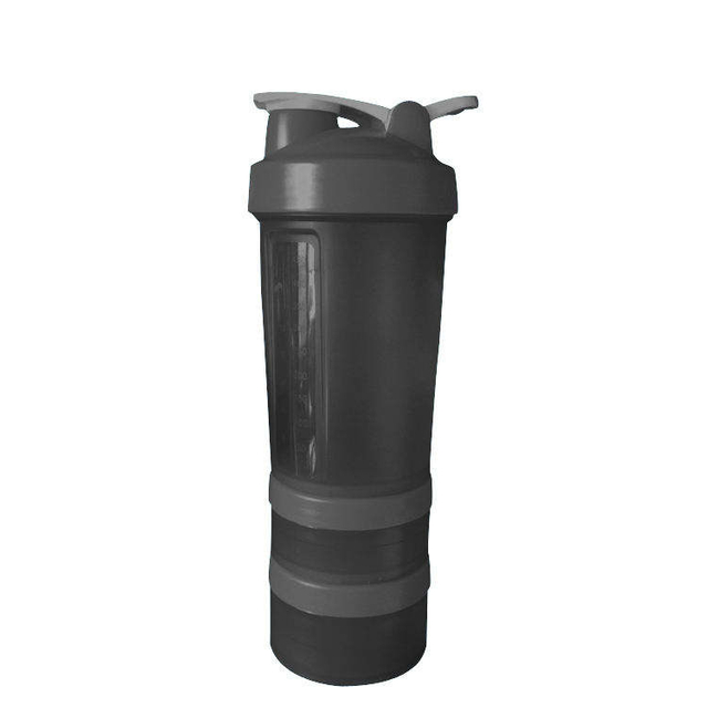 600Ml Direct Drinking Bpa Free Plastic Gym Protein Shaker Bottle Gym Bottles With Handle