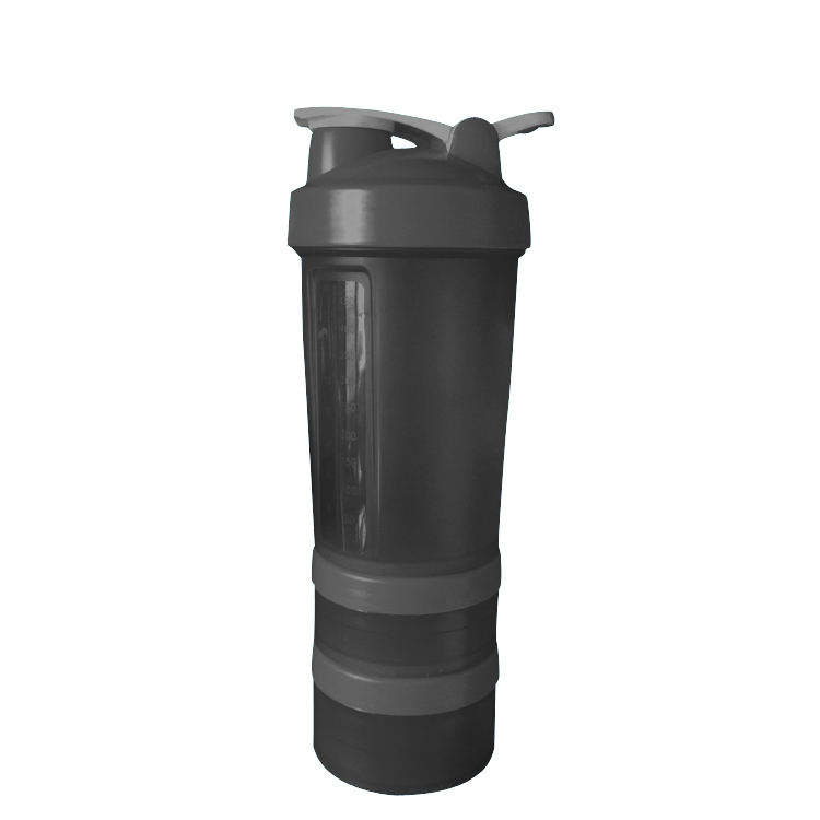 600Ml Direct Drinking Bpa Free Plastic Gym Protein Shaker Bottle Gym Bottles With Handle