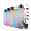Botella De Agua Con Logotipo Personalizado Supplier Bottle With Straw Sports Gym Great for Hiking Large Capacity Water Bottle