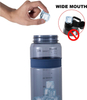 2023 New Wasserflaschen 650ml Tritan Plastic Sports Water Bottle With Straw