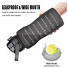 Botella Agua Tritan Garrafa De Agua 2L Gallon Portable Large Capacity Motivational Bottle Black Water Bottles