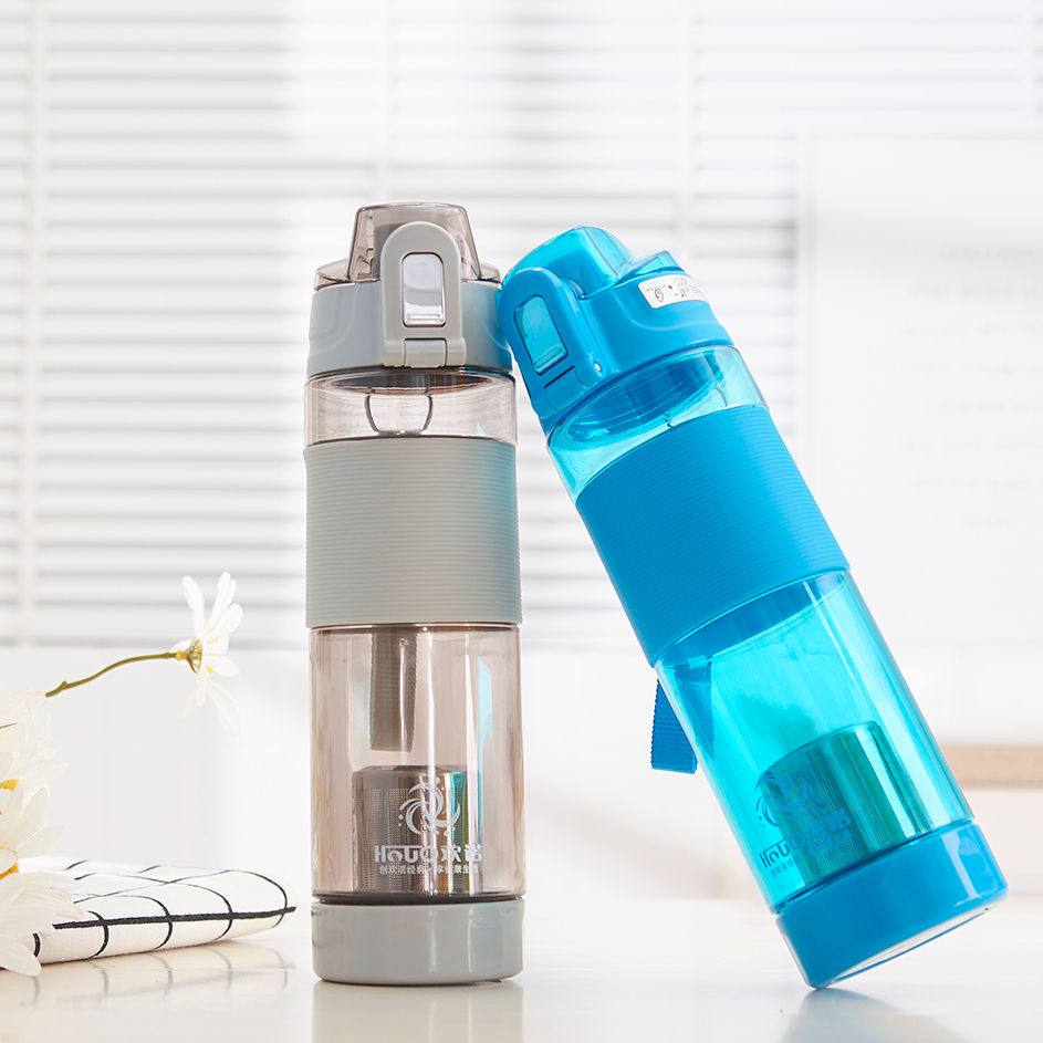 BPA Free Custom Plastic Hydrogen Rich Water Generator Alkaline Sport Water Bottle with Filter