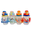 Bpa Free 550ml Garrafa Kids Plastic Water Bottle for Kids Children Cartoon With Straw