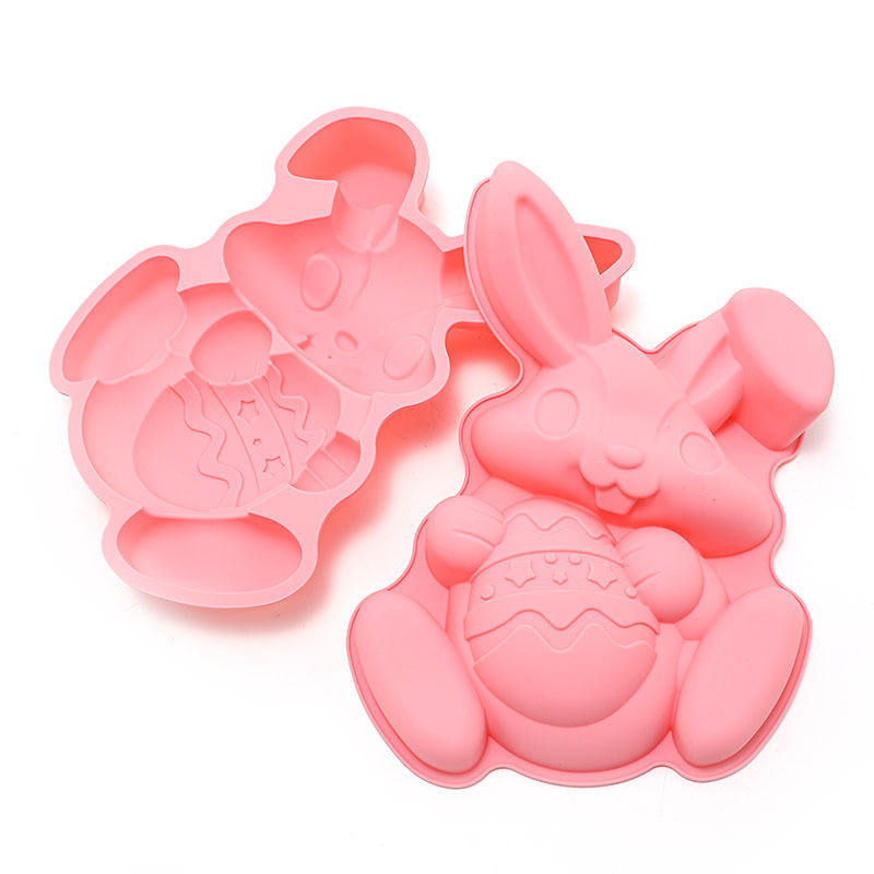 Kitchen Food Grade Silicone Baking Pan Set Rabbit Shape Cake Mold Bakeware Sets Silicone Baking Mould
