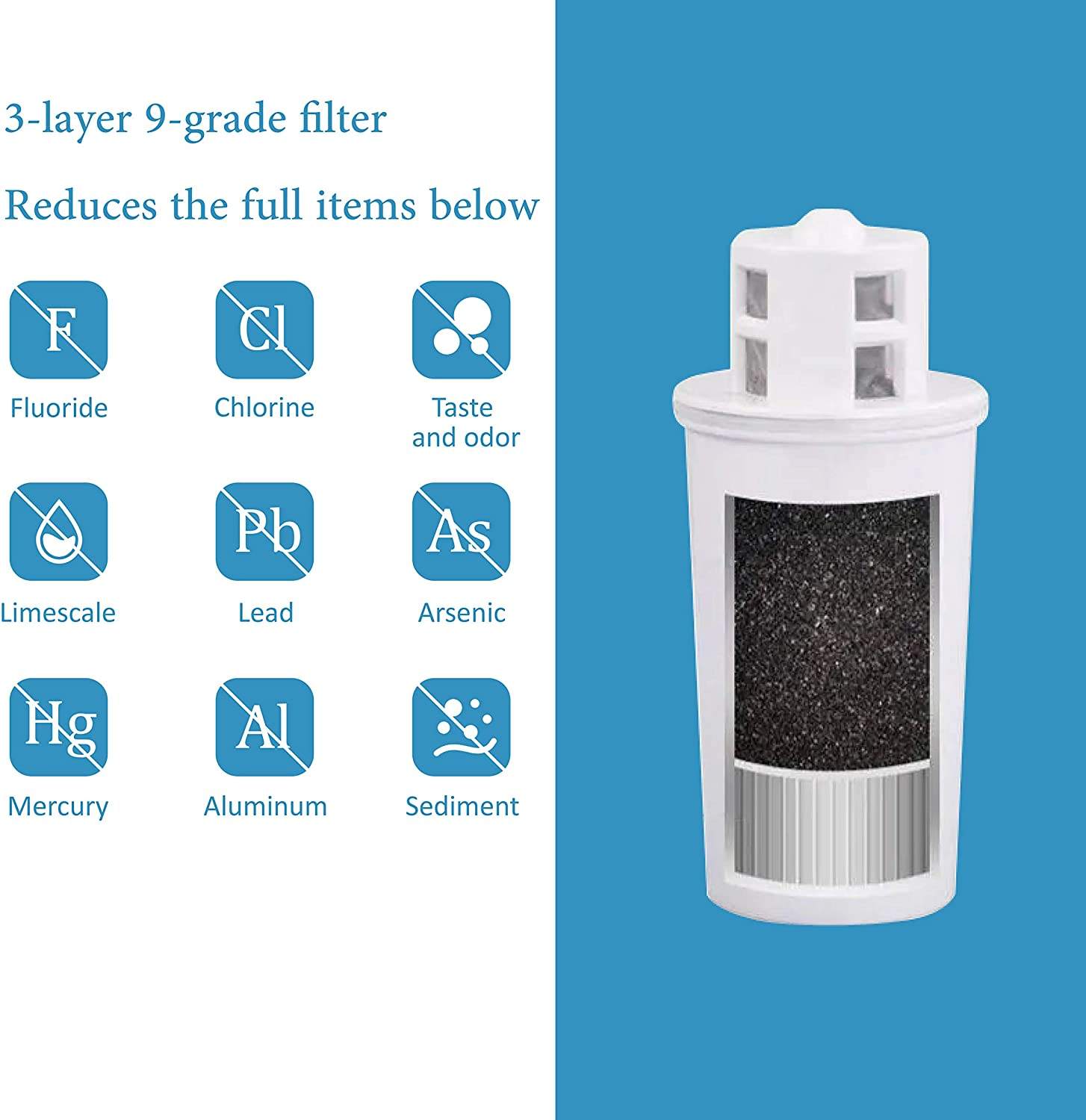 BPA Free Plastic Water Pitcher Filter Alkaline Water Filter Alkaline Water Pitcher