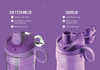 32 OZ Custom Sport Water Bottle POGO BPA-Free Plastic Water Bottle with Chug Lid