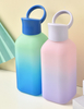 32oz Botella Agua PET Tritan BPA Free Gradient Color Painted Sports Water Bottle