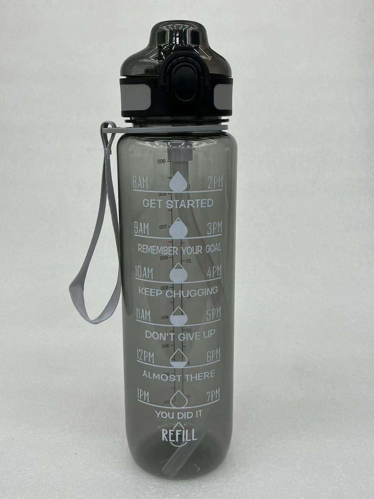 Wholesale 32oz 32 oz 1000ml Gym Drinking Clear BPA Free Tritan Plastic Wide Mouth Water Bottle With Lid Custom Logo
