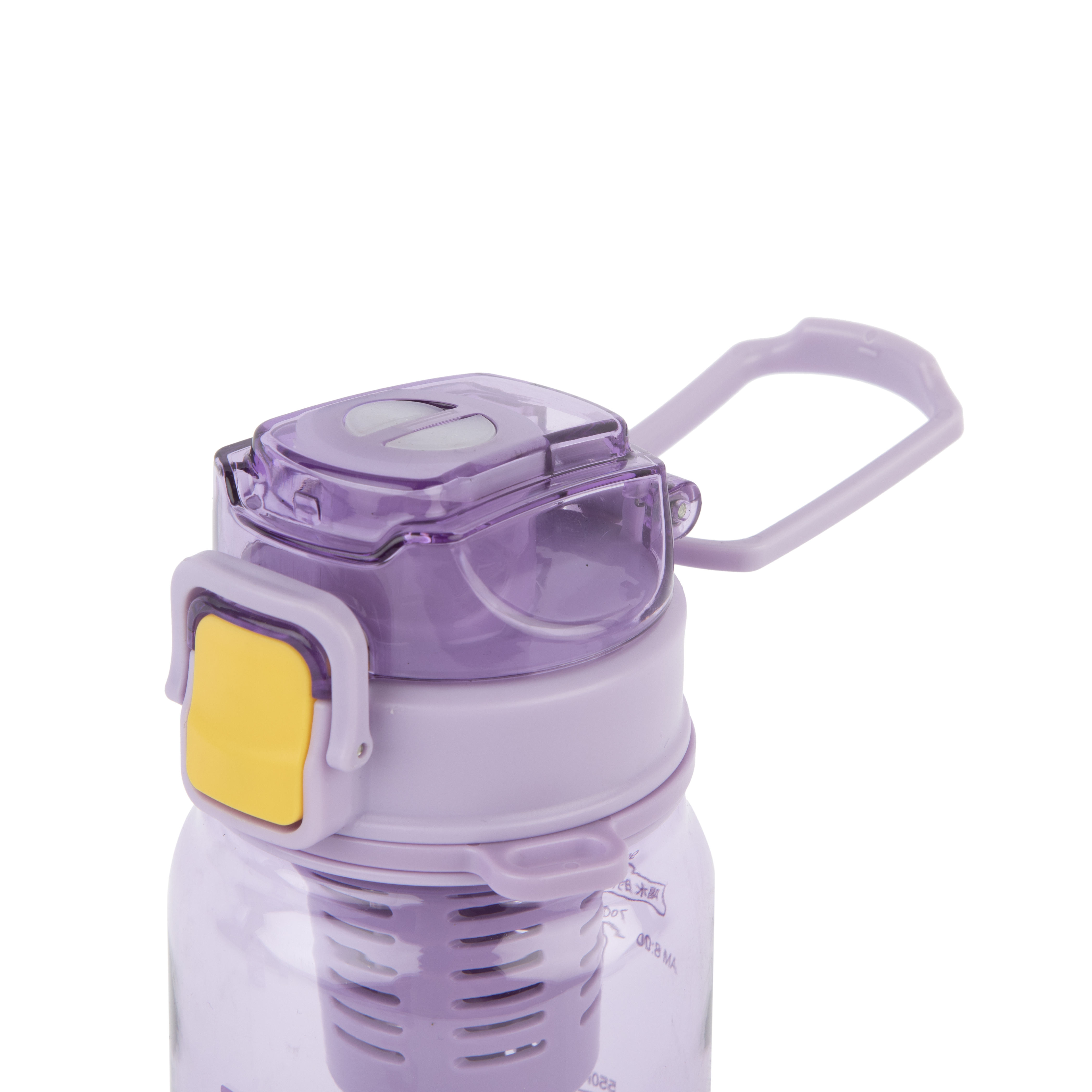 700ML 900ML 1500ml BPA Free Tritan Water Bottle Sports Outdoor Gym Frosted Plastic with Time Marker