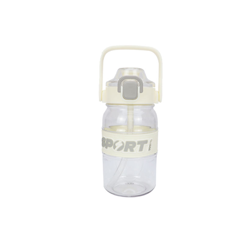 2024 Wholesale 600Ml 600 Ml Leak Proof Large Capacity Sports Gym Tritan Plastic Water Bottle With Carry Handle