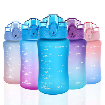 Sipper Plastic Drink Bottle Fancy Sports Water Bottles for School Children Kids