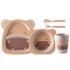 New Bamboo Fiber Children Dinnerware Hot Selling Kids Dinner Set