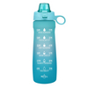 BPA Free 32 oz 1000ml Plastic Sports Bottle Water Leak Proof 1 Liter Bottle Motivational Water Bottle
