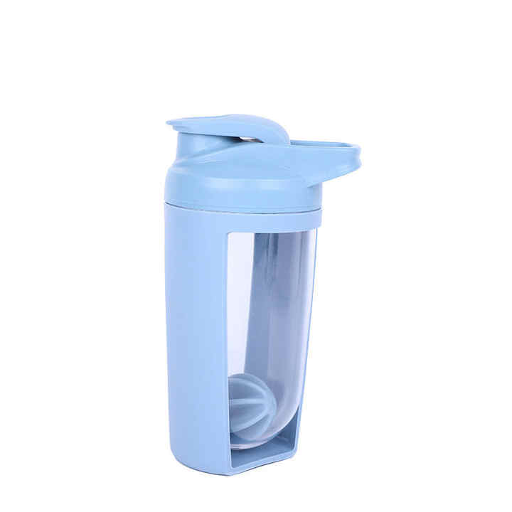 700Ml 0.7L Coloured Transparent Portable Bpa Free Plastic Fitness Gym Sports Shaker Bottle for Protein With Mixing Ball