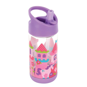 350ml Kids Water Drinking Bottle BPA Free Wide Mouth Flip Sip Easy Open Lightweight Leak-Proof Water Bottle with Cute Print