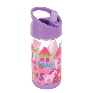 350ml Kids Water Drinking Bottle BPA Free Wide Mouth Flip Sip Easy Open Lightweight Leak-Proof Water Bottle with Cute Print