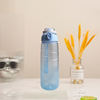 Large Capacity Progressive Color Water Cup High Temperature Resistant Direct Drinking Pot Sports Fitness Straw Cup