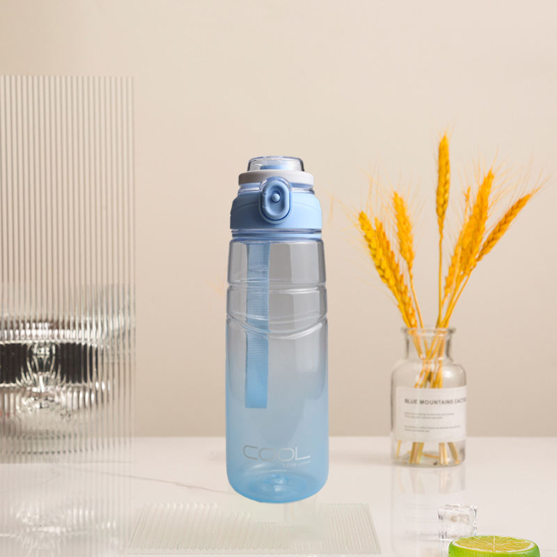 Large Capacity Progressive Color Water Cup High Temperature Resistant Direct Drinking Pot Sports Fitness Straw Cup