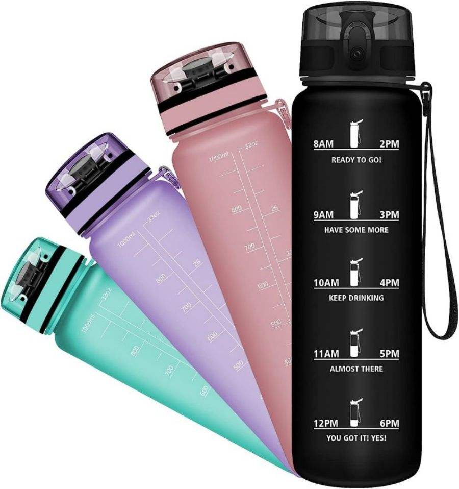 2024 Large Capacity 1000ml Environment-friendly PC Plastic Water Cup for Sports