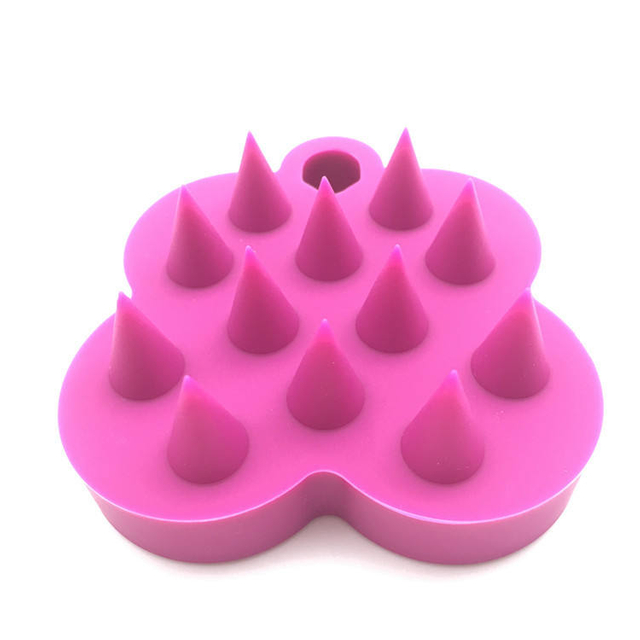 Shower Exfoliation Brush Soft Silicone Bath Body Handheld Brush Scrubber