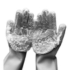 Wholesale Multifunction Silicone Reusable Dishwasher Rubber Scrubbing Kitchen Gloves Dish Washing Tools