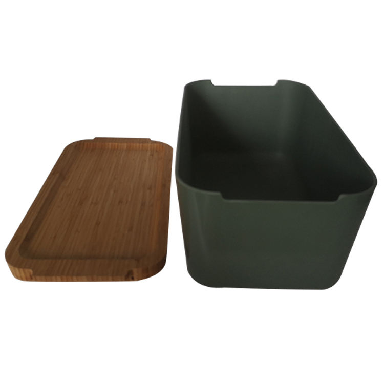 2020 Hot Sale Bamboo Fiber Food Storage Container Bread Box