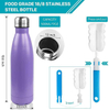 Bpa Free Bouteille Isotherme Inox 500Ml 17Oz Sport Sublimation Insulated Double Wall Stainless Steel Water Bottles With Custom L