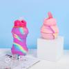 Multifunctional Food Grade 600ml Children Creative Silicone Water Bottle