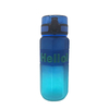 Wholesale 750Ml Wide Mouth Portable Sport Plastic Sports Gradient Color Water Bottle With Rope