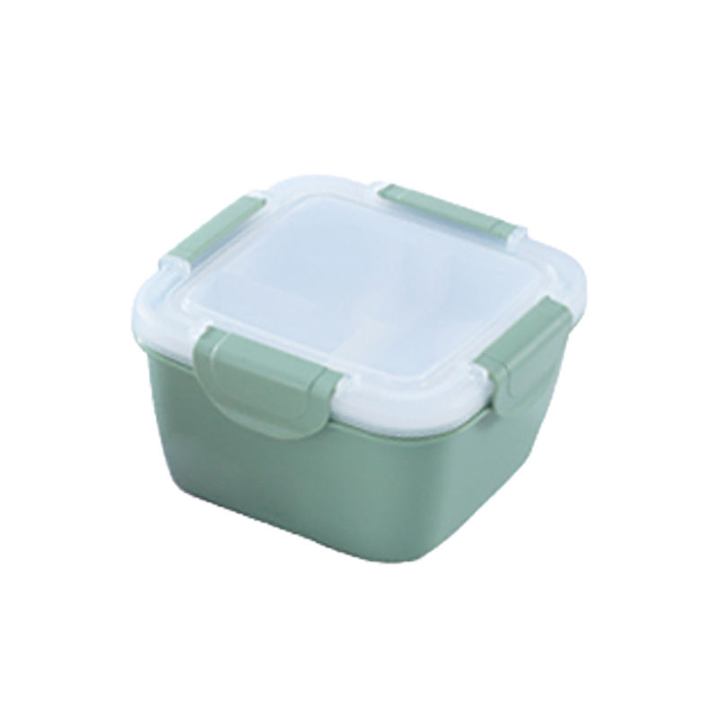 2024 Hot Seller Cute Back to School Food Container Plastic Storage Box Kids Bento Lunch Box With Dividers Kitchen and Home