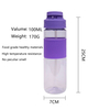 700 ml Outdoor Travel Sports Fitness Portable Anti-Fall Anti-Side Leakage Practical Plastic Cup With Straw