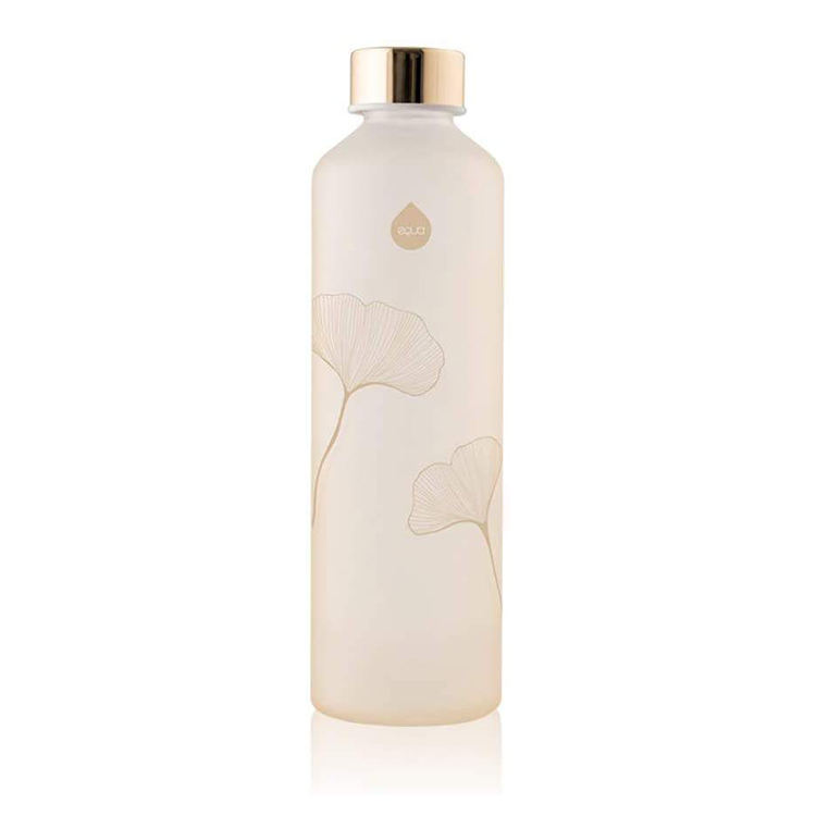 Bpa-Free 32 Oz High Borosilicate Glass Water Bottle With Time Mark