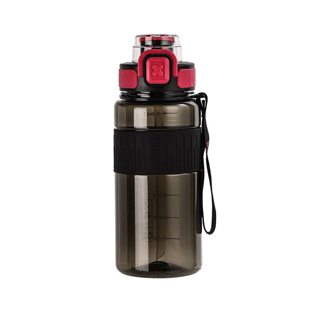 Custom 750Ml Clear Colorful Portable School Outdoor Plastic Sports Water Bottle With Straw Rope