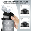 32oz 1L Tritan PCTG BPA Free Gym Gallon Custom Sport Motivational Plastic Water Bottle with Straw Time Marker Custom logo
