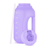 64Oz Fashion Eco Friendly Leak Proof Large Capacity Motivational Plastic Water Drink Bottle With Time Marker